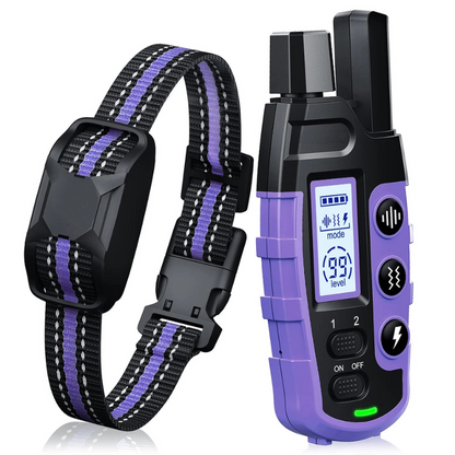Dog Training Collar – Waterproof with Remote Shock & Vibration