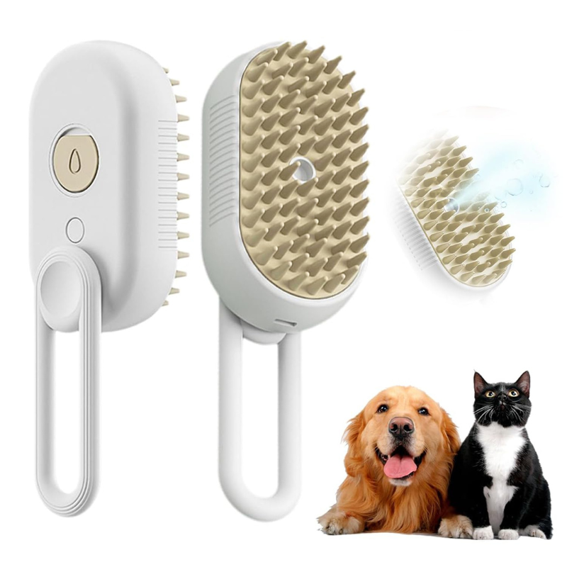 GroomBrush-The All-in-One Pet Gromming Mist Brush