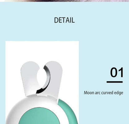 LED Pet Nail Clipper  Claw Grooming Scissors for Cats Small Dogs