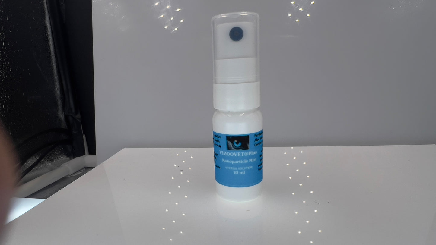 Vizoovet®Plus - Bruma Lubricante para Ojos con Hialurón. 