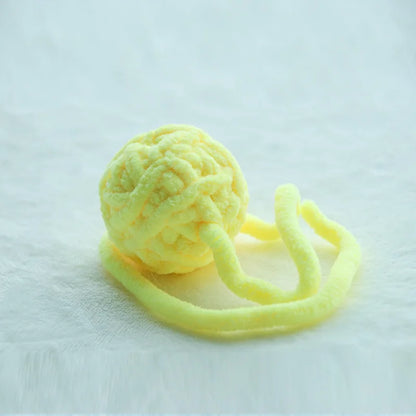 Colorful Yarn Ball Cat Toys with Bell