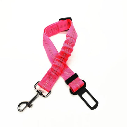 Pet Car Seat Belt Harness – Adjustable Safety Clip for Dogs & Cats