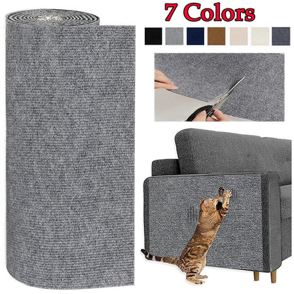 Cat Scratcher Sofa Protector – 7-Color DIY Self-Adhesive Mat Pad