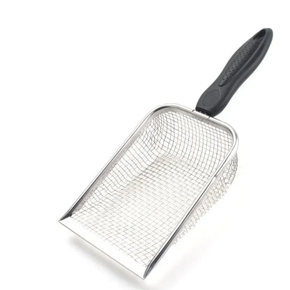 Stainless Steel Cat Litter Scoop with Long Handle | Durable & Easy to Use