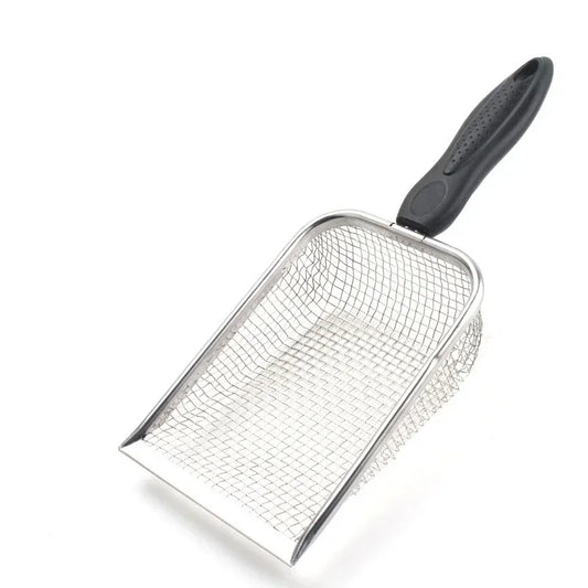 Stainless Steel Cat Litter Scoop with Long Handle | Durable & Easy to Use