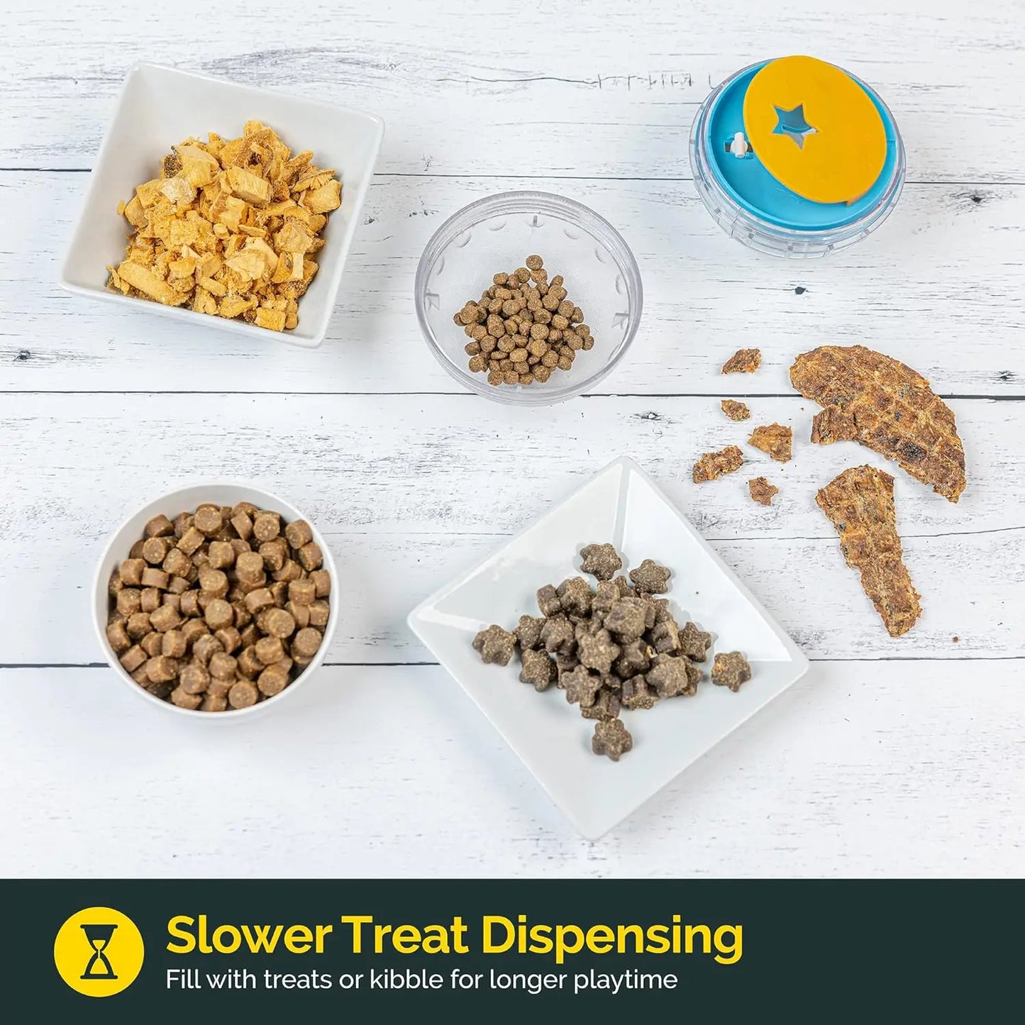 IQ Treat Ball Dog Food Dispenser & Interactive Toy