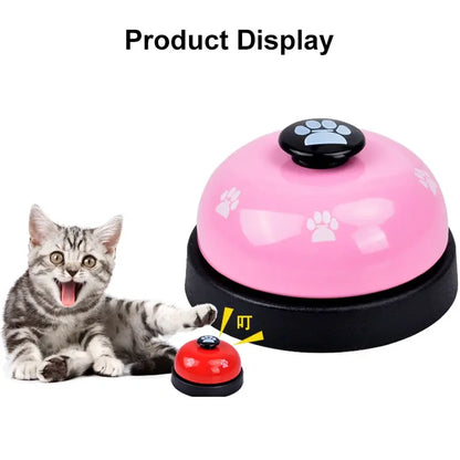Pet Training Dinner Bell Toy – Interactive Training Tool for Dogs & Cats