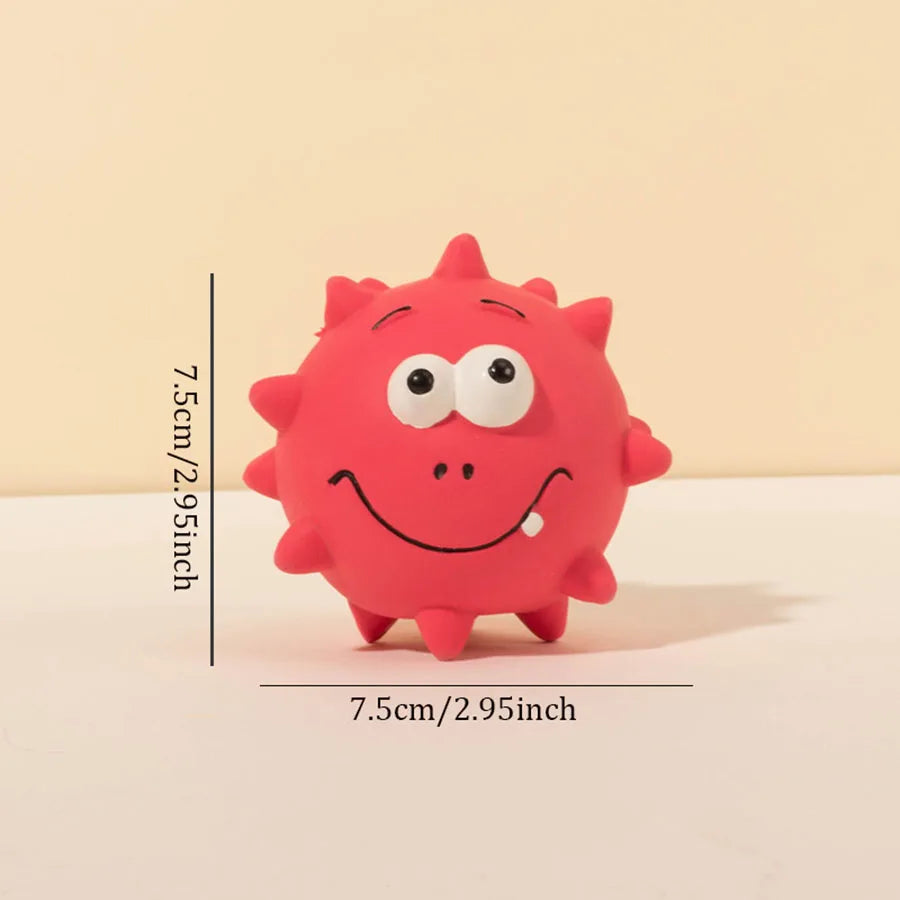 Squeaky Thorn Dog Chew Toy – Bite Resistant & Tooth Cleaning