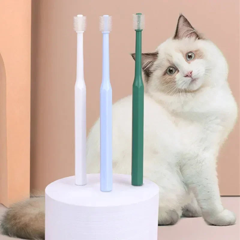 Soft Cat Toothbrush – Gentle Oral Care Brush for Pet Teeth Cleaning