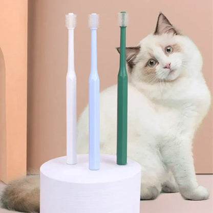 Soft Cat Toothbrush – Gentle Oral Care Brush for Pet Teeth Cleaning