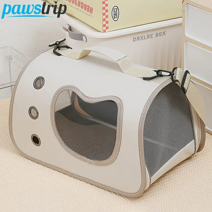 Portable Foldable Pet Carrier Bag for Cats & Small Dogs