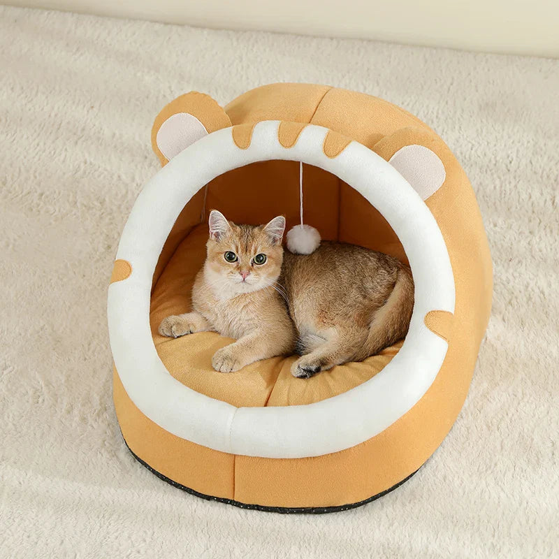 Cat Cave Bed – Washable Cat Bed & Cozy Hideaway