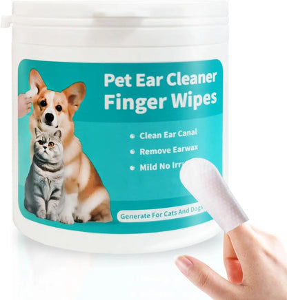 Pet Ear Wipes for Dogs & Cats – Easy Otic Cleaning