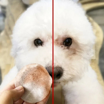 130 Pcs Dog & Cat Eye Wipes Tear Stain Remover