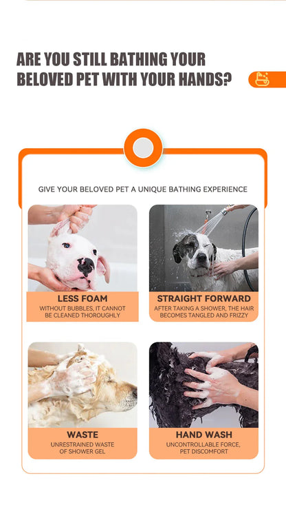Pet Bathing Brush – Soft Silicone Massage Tool