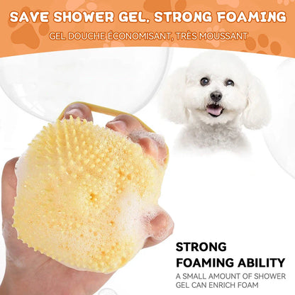 Pet Bathing Brush – Soft Silicone Massage Tool
