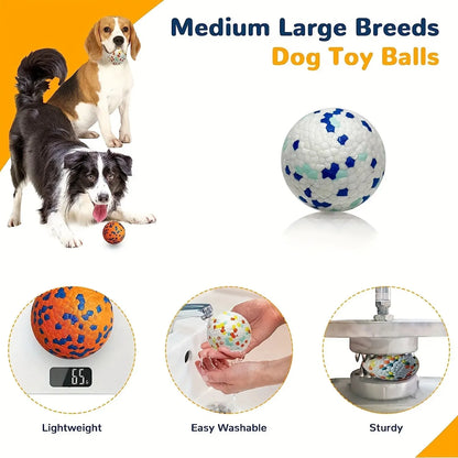 Durable Chew Ball Dog Toy – Interactive Teeth Cleaning Ball