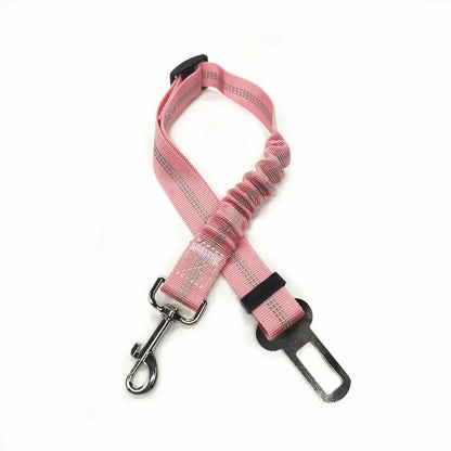 Pet Car Seat Belt Harness – Adjustable Safety Clip for Dogs & Cats