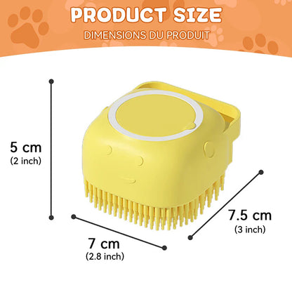 Pet Bathing Brush – Soft Silicone Massage Tool