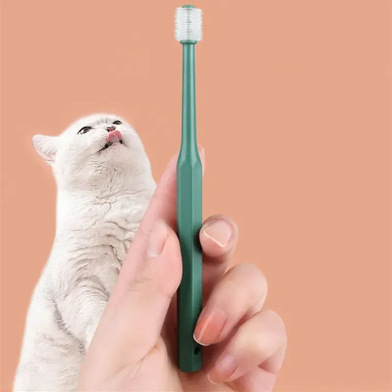 Soft Cat Toothbrush – Gentle Oral Care Brush for Pet Teeth Cleaning