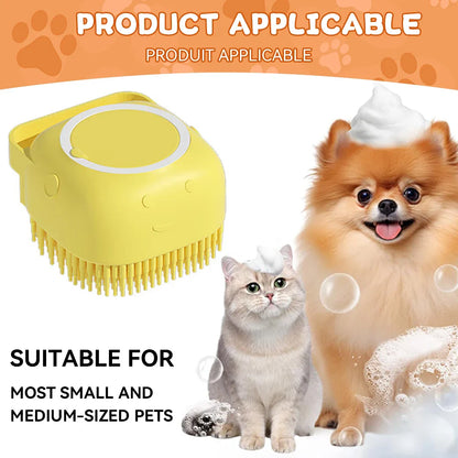 Pet Bathing Brush – Soft Silicone Massage Tool