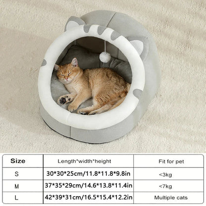Cat Cave Bed – Washable Cat Bed & Cozy Hideaway