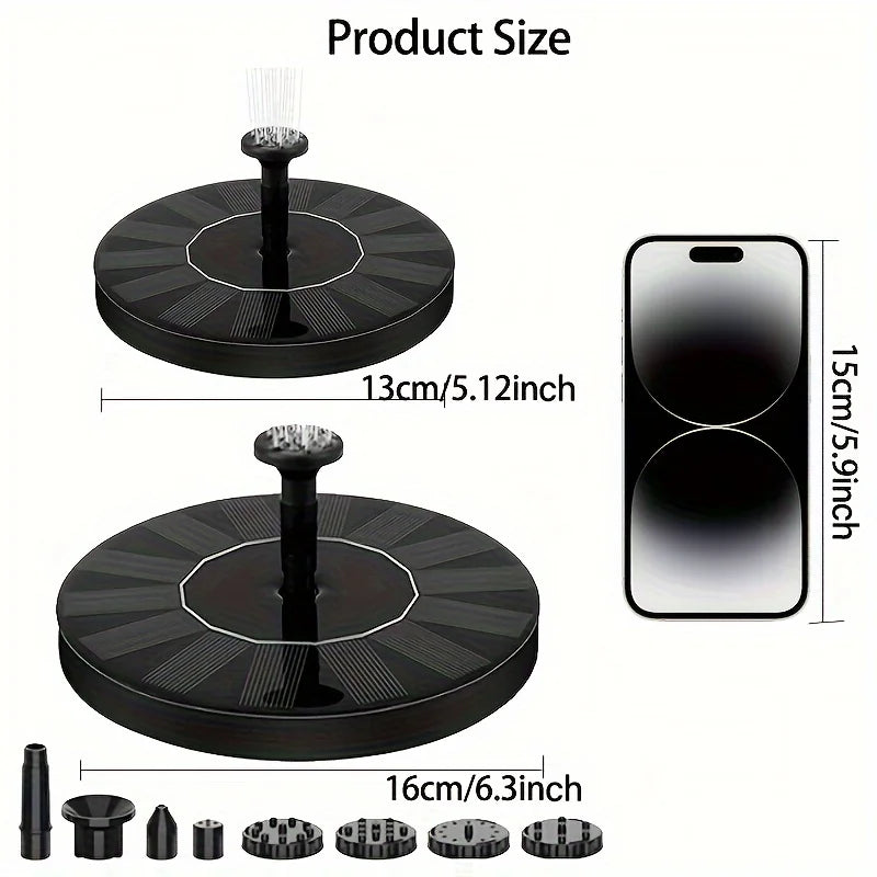 Solar Fountain Pump for Outdoor Pools, Ponds & Gardens – Summer Use