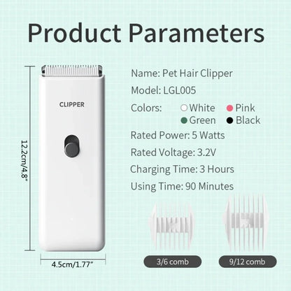 Dog Hair Clipper – Electric Pet Hair Trimmerd