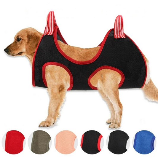 Pet Grooming Hammock for Dogs & Cats – Bath & Nail Cutting Restraint Bag